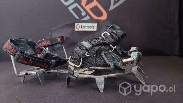 Crampones Kahtoola De Acero, con correa