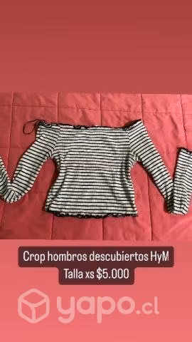 Polera y Crop XS