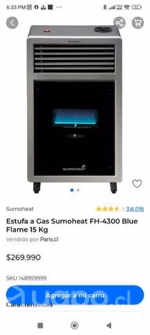 Estufa a gas