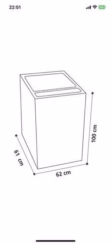 Lavadora Mabe 9.5 kg