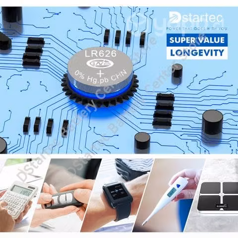 Pilas para reloj u otros usos Boton AG4 377A 1,5V