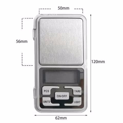 Pesa Gramera Precisión Bolcillo Mini Balanza Digit