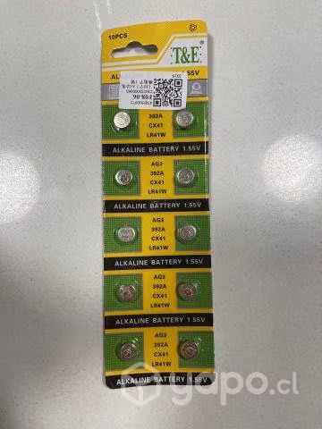 Pilas para reloj Boton u otros usos AG3 392A 1,5V