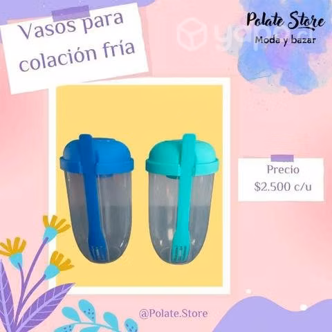 Vasos para colación fría