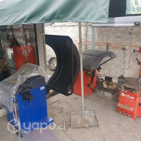 Balanceadora con adaptador para motos