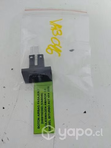 Botón Airbag Pasajero Volkswagen Amarok 2.0