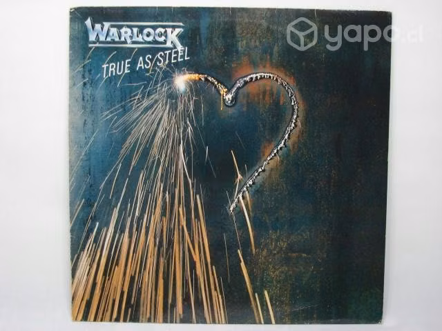 Vinilo Warlock True As Steel 1986 Alemania Ed + So
