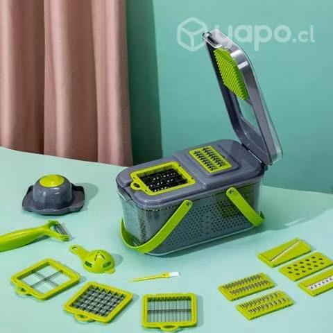 Picador Cortador Rayador De Verduras Frutas 22 en