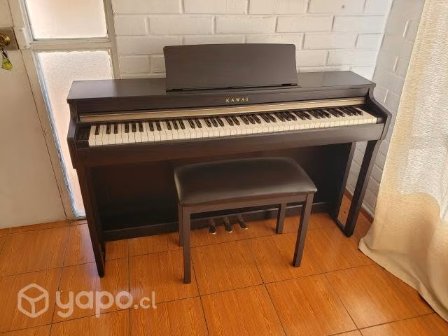 Piano kawai cn27 color cafe + sillín - Imagen 3