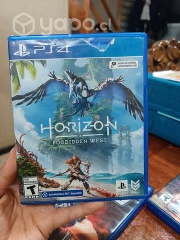 3 juegos de play 4, horizon, wwf2k19, wwf2k17.