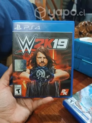 3 juegos de play 4, horizon, wwf2k19, wwf2k17.