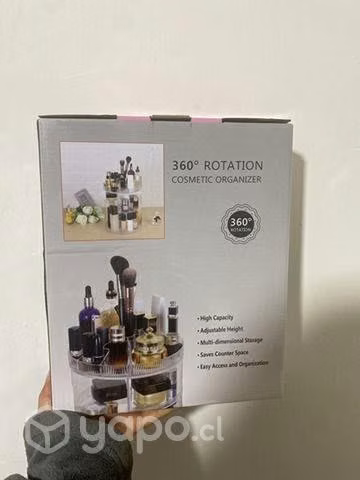 Organizador 360° Rotativo Maquillaje Cosmetiquero