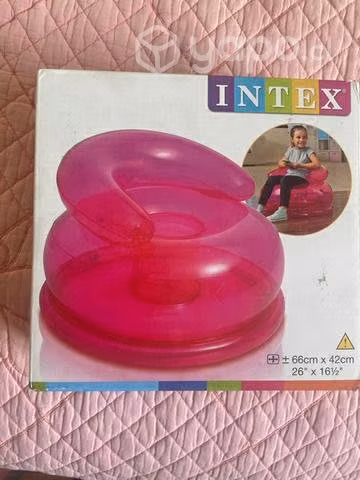 Silla Inflable Rosada para niños INTEX - Imagen 3