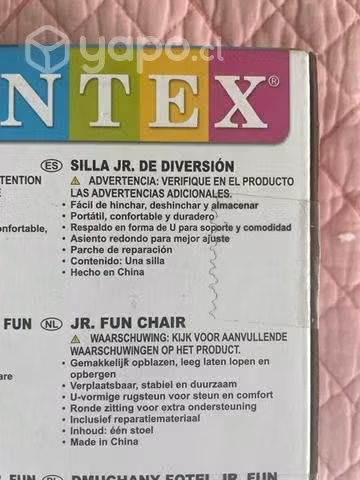 Silla Inflable Rosada para niños INTEX - Imagen 2