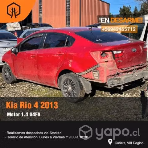 Silenciador kia rio 4 2013