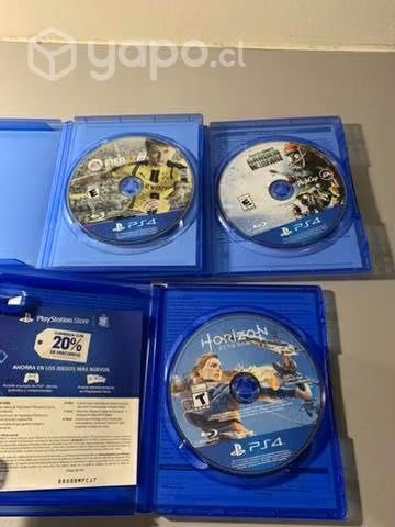 3 juegos PS4