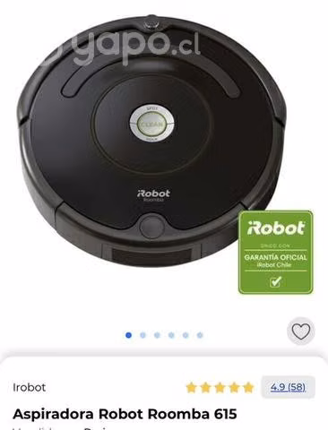 Aspiradora robot roomba 615