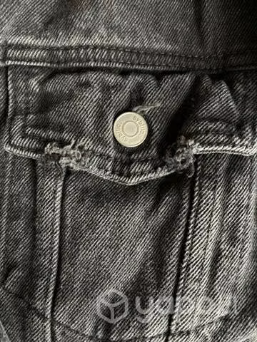 Chaqueta de mezclilla negra sybilla