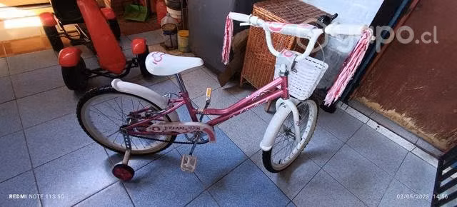 Bicicleta aro 20 niña