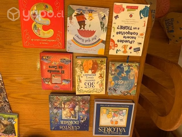 Ocho libros y cuentos infantiles