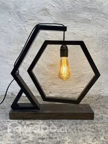 Lámpara con pedestal