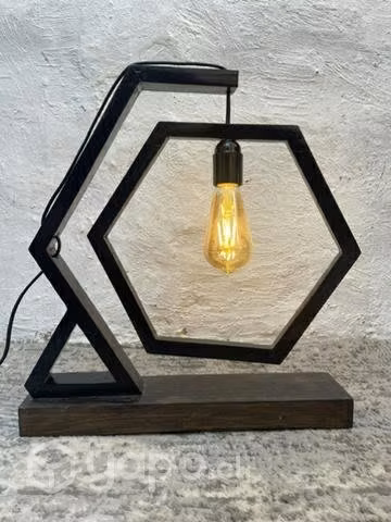 Lámpara con pedestal