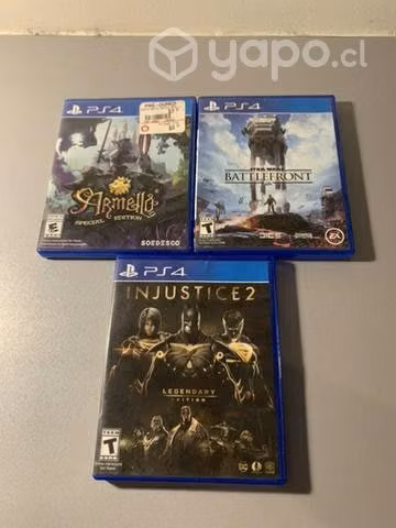 3 juegos PS4