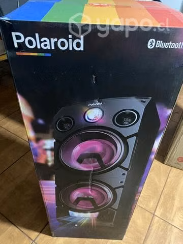Parlante Fiesta Tower polaroid, Nuevo con subwofer