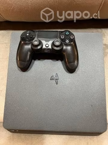 Play 4 con todos sus cables + control+16 juegos