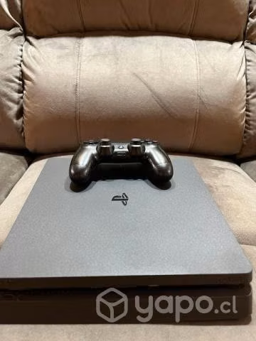 Play 4 con todos sus cables + control+16 juegos