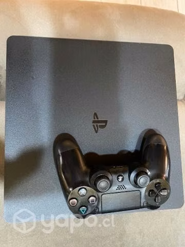Play 4 con todos sus cables + control+16 juegos