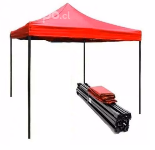 Toldos 3x3 Rojo Filtro Uv