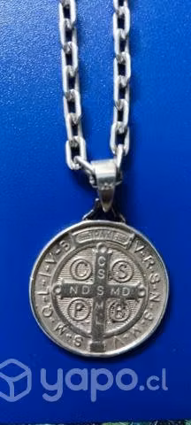 Gran Medallón Plata San Benito