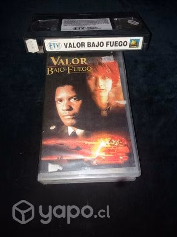 Película Valor bajo fuego vhs