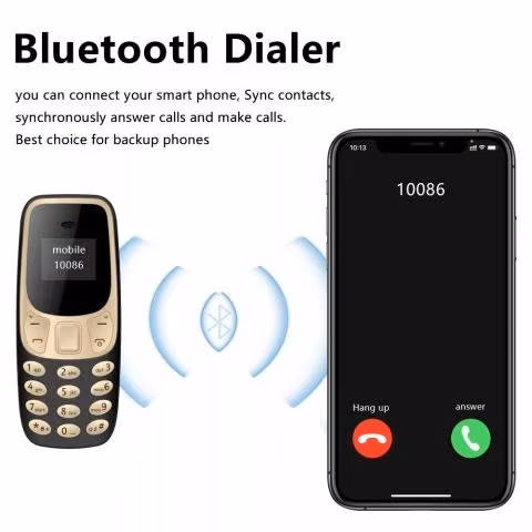SERVO BM10 Mini teléfono móvil 2 Tarjeta SIM Bluet
