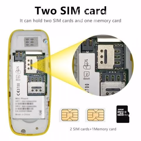 SERVO BM10 Mini teléfono móvil 2 Tarjeta SIM Bluet