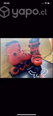 Patines en linea FR1 80 Rojos Talla 40 - Imagen 2