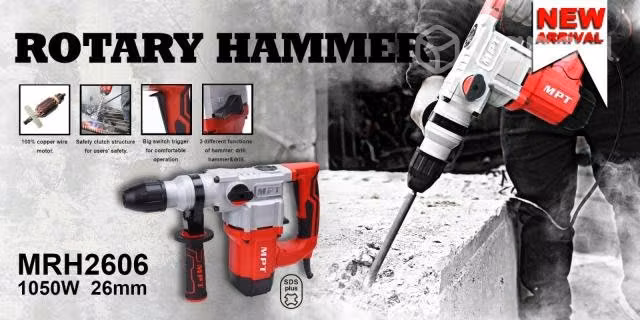 Rotomartillo Sds Plus 26mm Lic Alemana 1050w