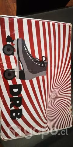 Patines 4 ruedas DRB talla 34 - Imagen 4