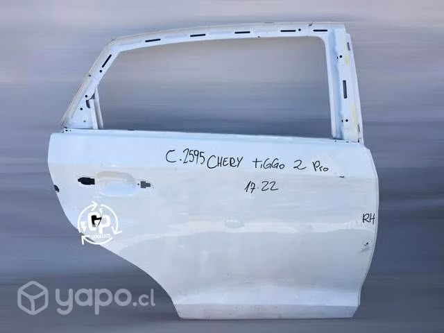 Puerta Trasera RH Chery Tiggo 2 Pro 2017 2022