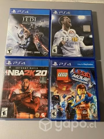 4 juegos PS4