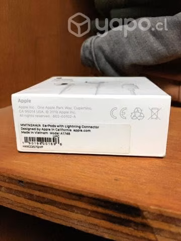 Caja EarPods segunda generación original