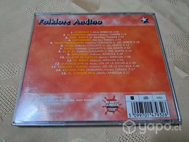 Mc175: cd folklore andino