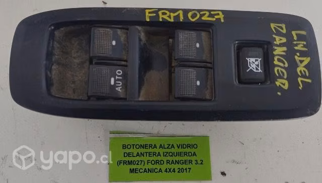 Botonera Alza Vidrio Delantera Izquierda (FRM027)