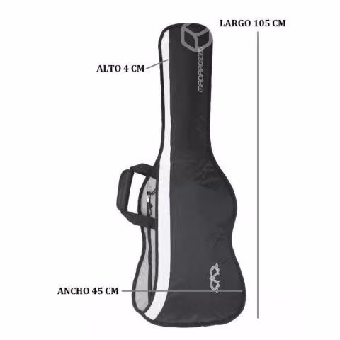 Funda Guitarra Acústica 40 Pulgadas Resistente Agu
