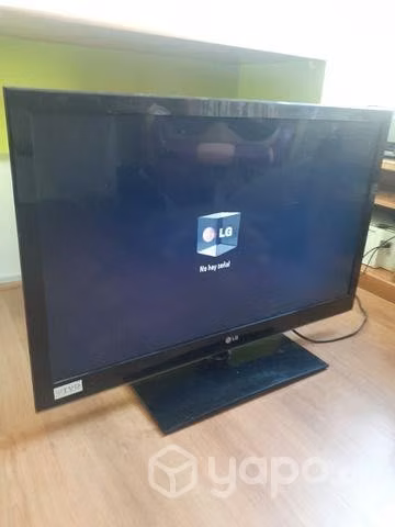 TV LG 37 pulgadas aprox, con control