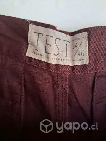 Jeans marca test burdeo - Imagen 2