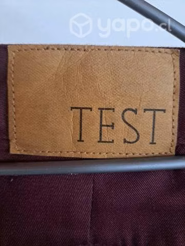 Jeans marca test burdeo - Imagen 3