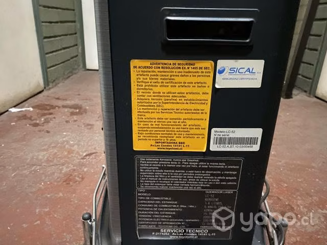 Estufa Calefactor Toyotomi Láser LC 52