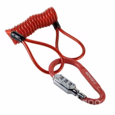 Candado Kovix Tipo Mosqueton Con Clave + Cuerda
